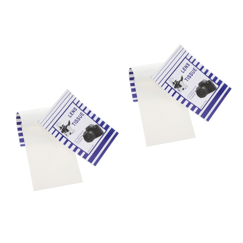 200 Pcs Dust-Free Microscope Camera Lens Cleaning Paper Supply (White) - Image 1