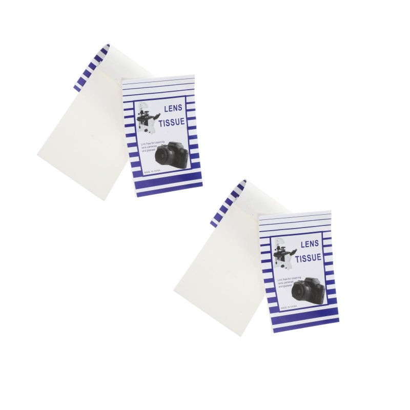 200 Pcs Dust-Free Microscope Camera Lens Cleaning Paper Supply (White) - Image 3