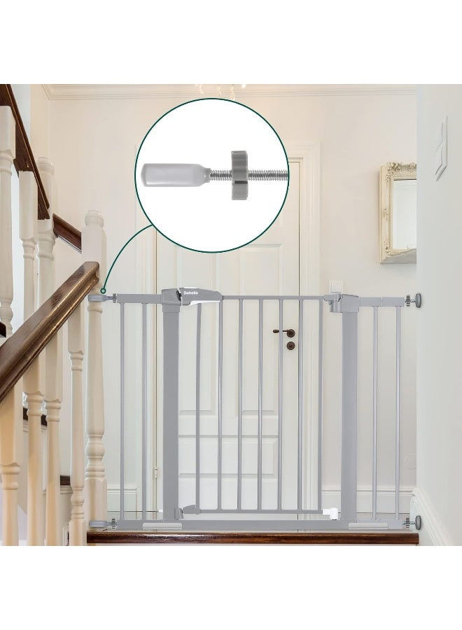 Babelio Baby Gate Stairs Banister Adapter-Y Threaded Spindle Rods for Pressure Mounted for Child & Pet Safety Gates with Extra Long Wall Mounting Screws Rod & Bolts (10MM) - Image 2