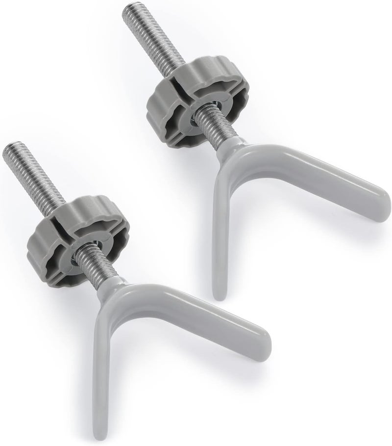 Babelio Baby Gate Stairs Banister Adapter-Y Threaded Spindle Rods for Pressure Mounted for Child & Pet Safety Gates with Extra Long Wall Mounting Screws Rod & Bolts (10MM) - Image 1