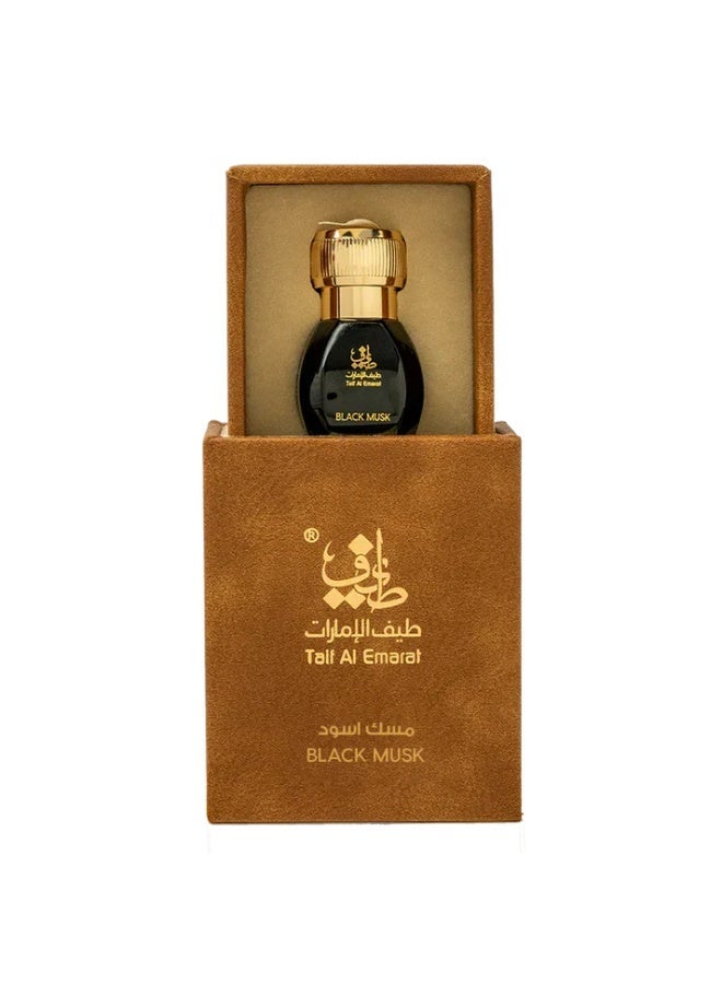 Taif Al Emarat Black Musk Oil 1 Tola - Premium Arabic Musk Oil for Men & Women - Image 3