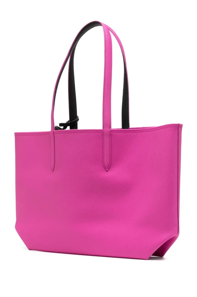 Lacoste Women's Double sided Two tone Large Capacity Handbag, Fashionable Multi functional - Image 3