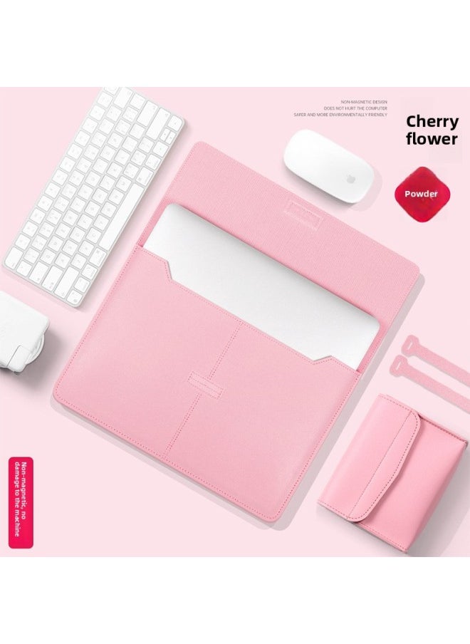 Generic - For Apple Notebook 13.3Macbook Computer Bag For Huawei Three-in-One Envelope Bag Inner Bag Style-Color:Rose Gold (accessories Package)-Applicable Model:13/14 Inch Universal - Image 1