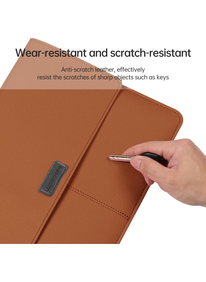 Generic - For Apple Notebook 13.3Macbook Computer Bag For Huawei Three-in-One Envelope Bag Inner Bag Style-Color:Rose Gold (accessories Package)-Applicable Model:13/14 Inch Universal - Image 1
