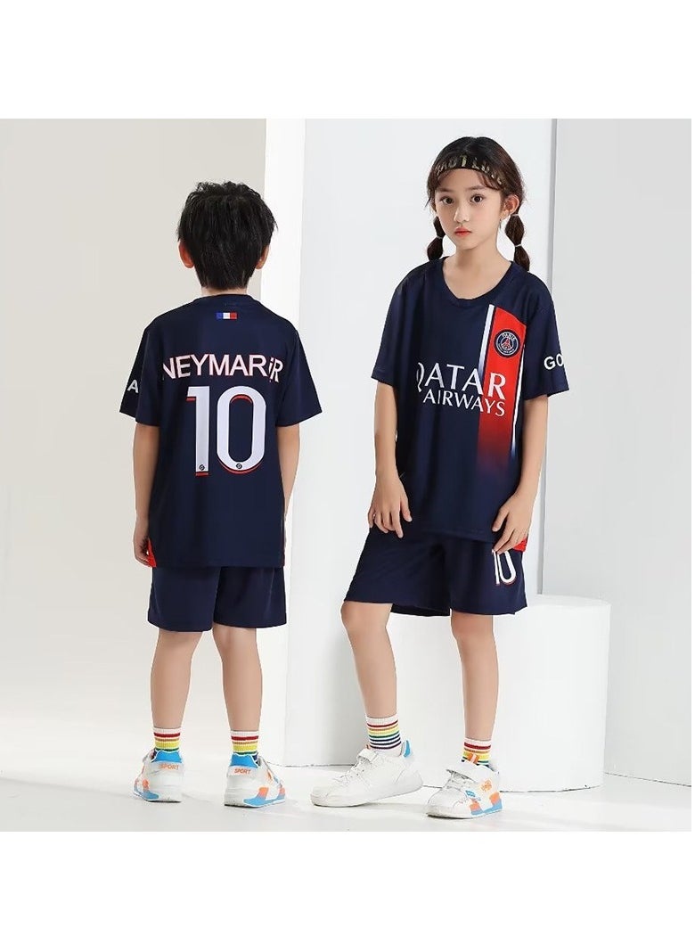 M MIAOYAN M MIAOYAN Paris Football Club new home stadium Neymar children's football jersey  - Image 2