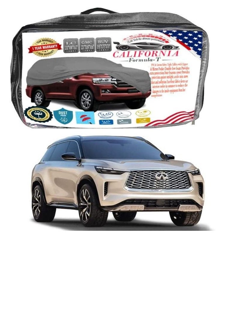 California formula-T California Car body Cover Windproof  Scratch Resistan INFINITI QX60t Cover with Working Gloves 