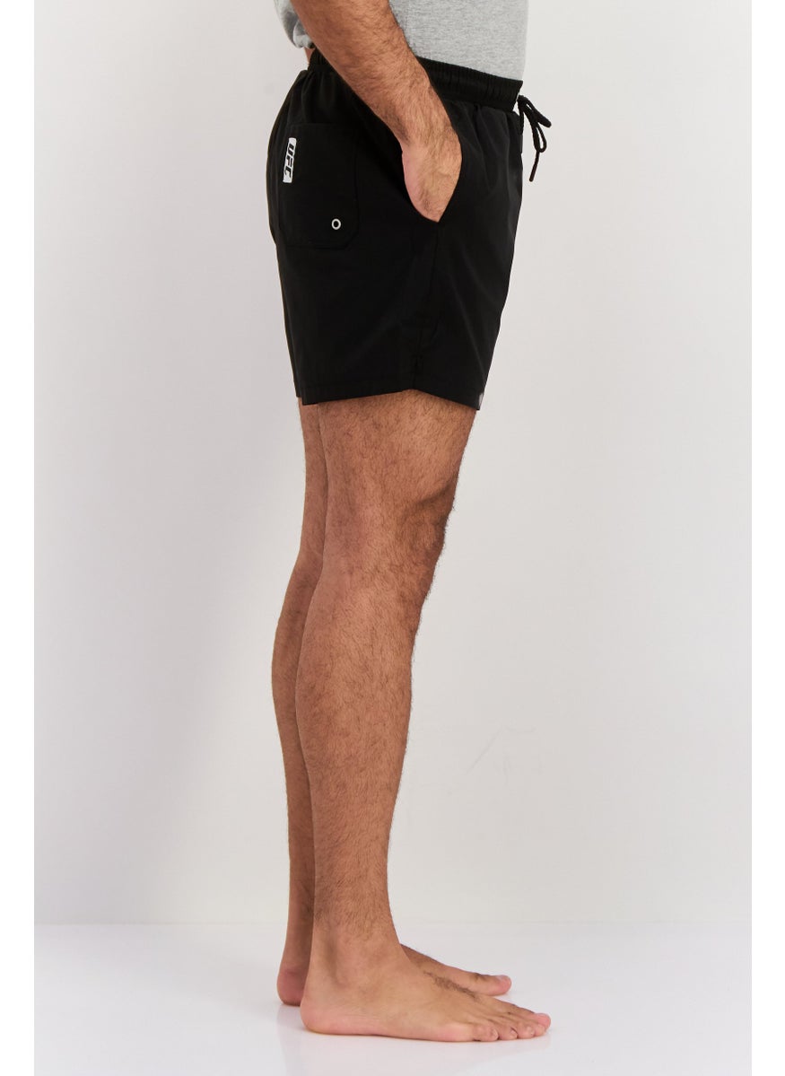 Ufc - Men Brand Logo Board Shorts, Black Combo - Image 1