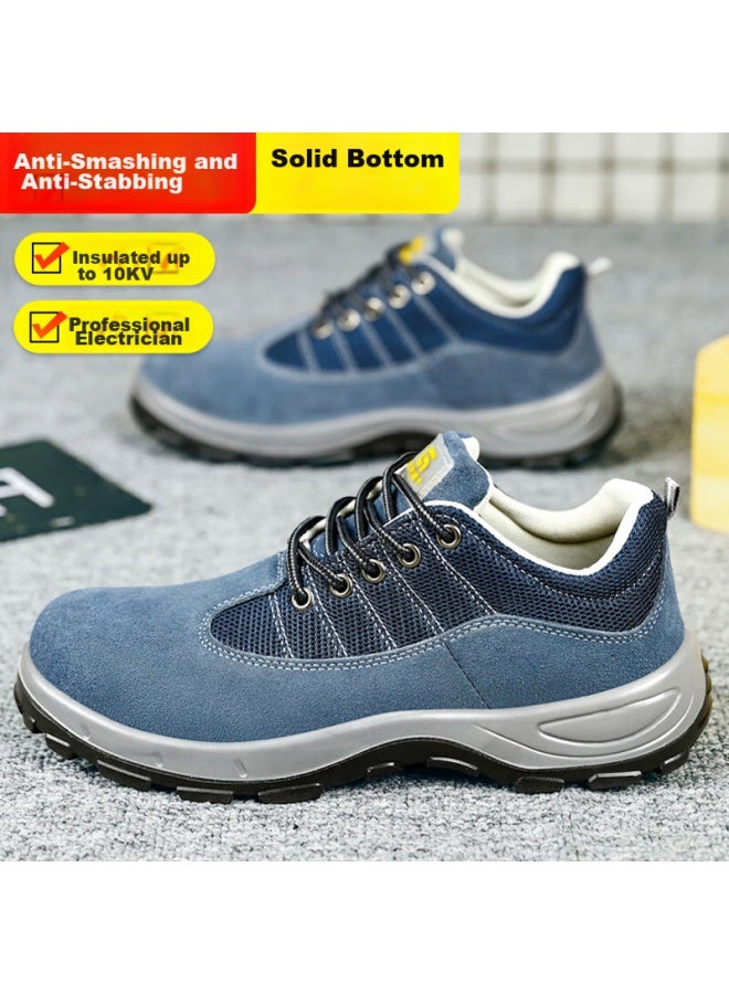 JUNBU Junbu Safety Shoes For Men, Electrician Ulated Plastic Toe Cap, Anti-smashing, Anti-puncture, Wear-resistant, Safety Work Functional Shoes 2156kv Size 40 - Image 4