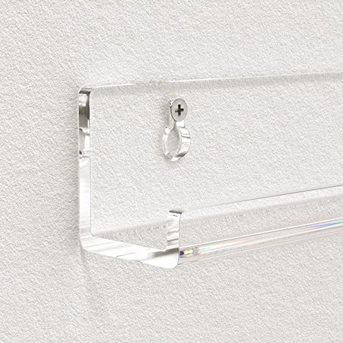FEMELI Vinyl Record Shelf Wall Mount - 6 Pack 12-inch Clear Acrylic Album Record Holder Display Rack - Art for The Collector - Image 4