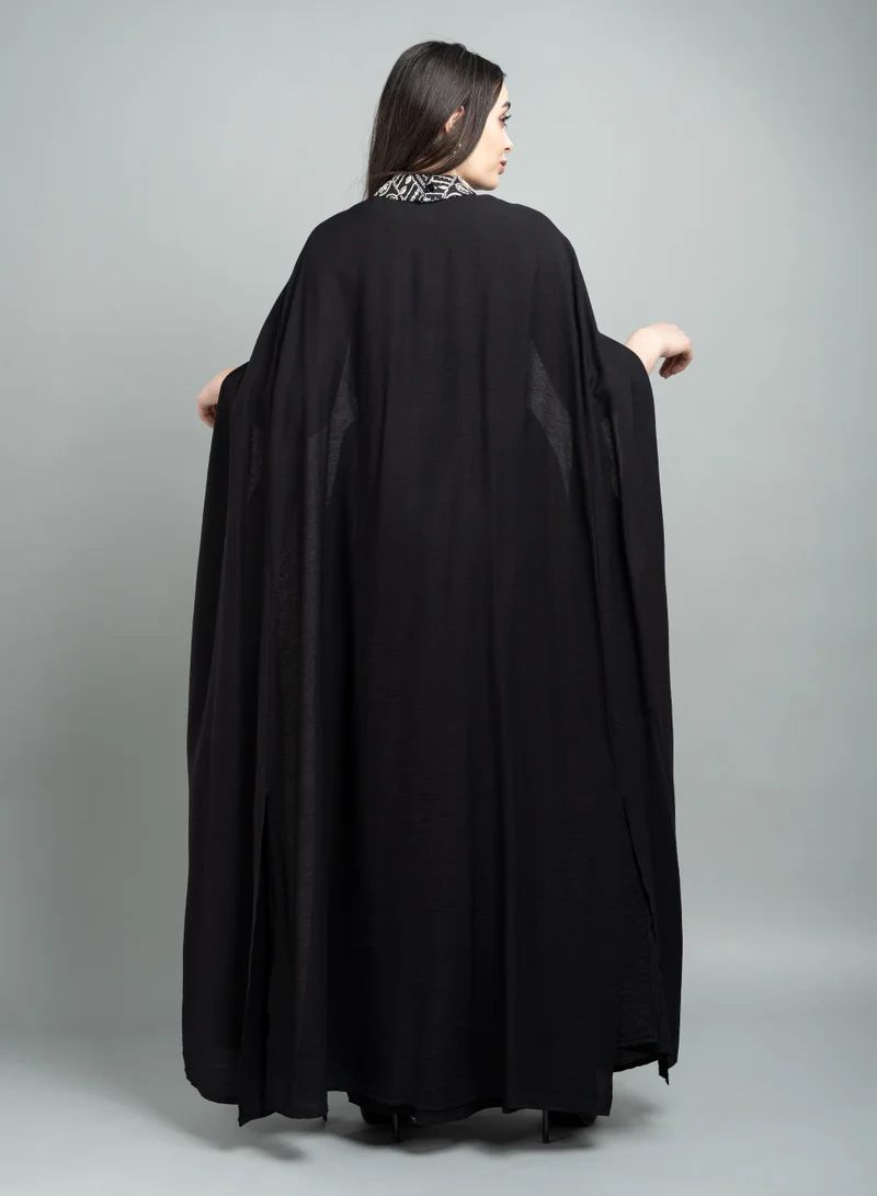 اكسا جلابية كويتي IK1637 اسود