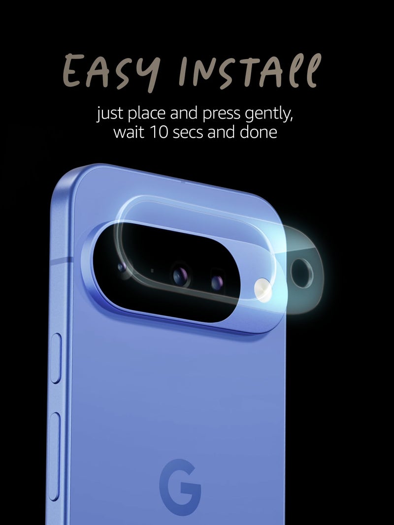 Lensarmor Compatible with Google Pixel 10 Camera Lens Protector (1 Pack) – Premium 9H Tempered Glass with Military-Grade Protection, Ultra-Clear Transparency & Case-Friendly Fit - Image 4