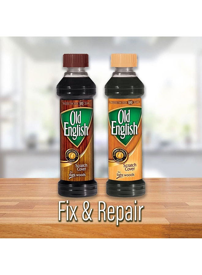 Old English Light Wood Scratch Cover: Restore and Protect Light Wood Surfaces, Scratch Repair, Surface Protection, Wood Care Product, Furniture Scratch Cover - 8oz - Image 4