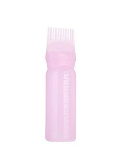 ZJchao Root Comb Applicator Bottle 160Ml Hair Dye Bottle With Graduated Scale Profssional Brush Applicator Comb Hairdressing Coloring Styling Tool (Pink)  - Image 4
