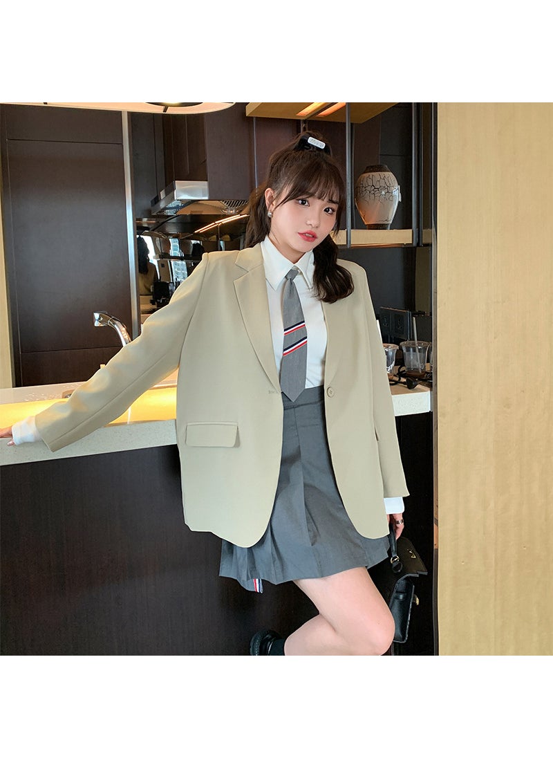 Generic - Autumn Plus Size Womens Casual Blazer 62173 Plum color - Image 1
