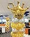 Tellpet Crown Balloons Foil Helium Mylar Balloon Gold 2 Pieces - Image 2