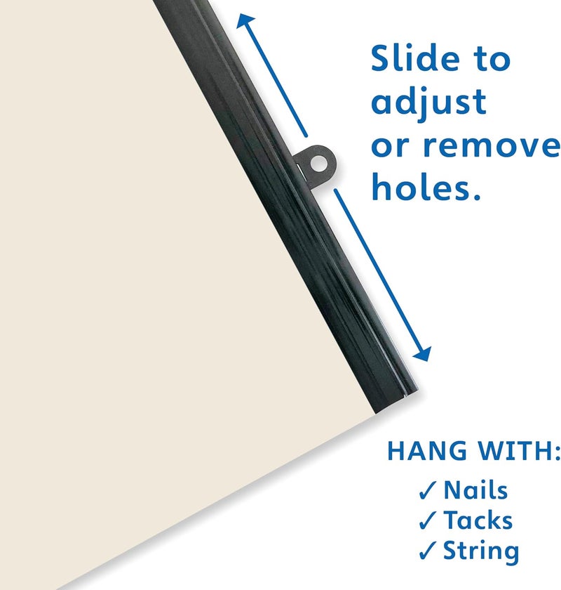 Palace Learning Palace Curriculum ABC Alphabet Poster Chart - LAMINATED WITH PLASTIC FRAME 18" x 24" - Double Sided - Image 3