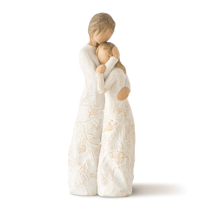 Willow Tree Close to me, Apart or Together, Always Close to me, Expresses Loving Relationships Between Mother and Daughter, Sisters or Friendships, Sculpted Hand-Painted Figure - Image 1