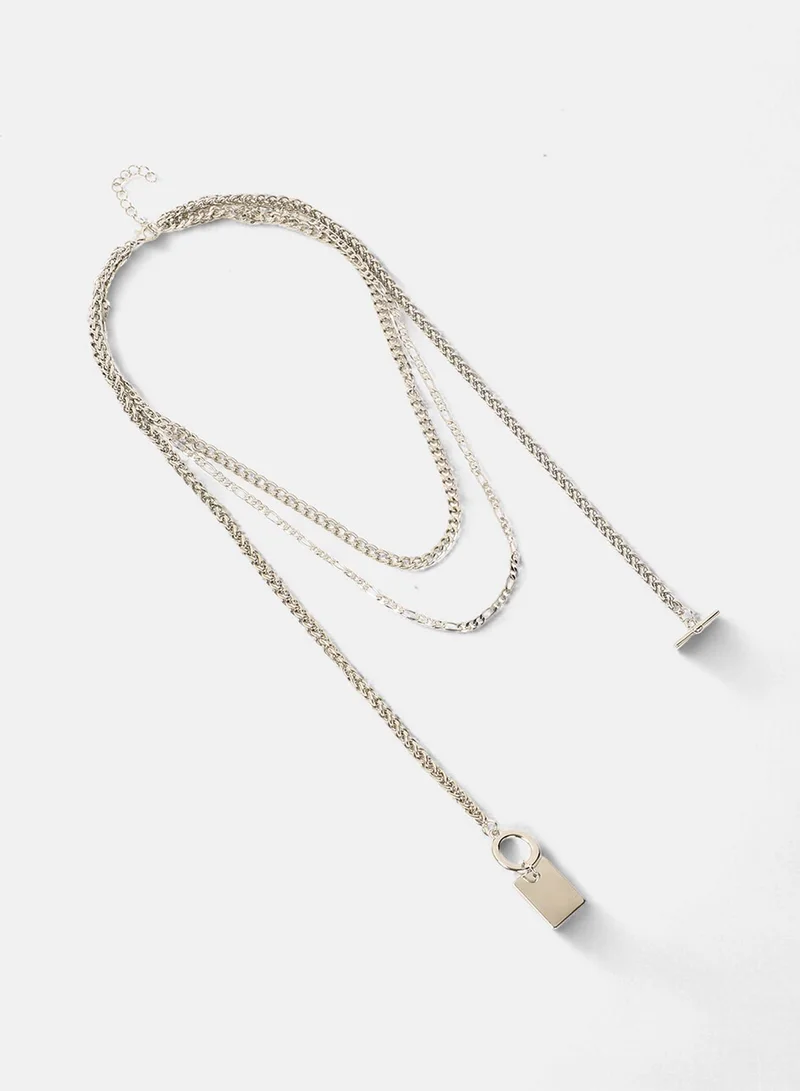 سوهي عقد نسائي متعدد الطبقات بتعليقة متشابكة