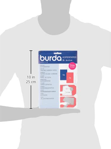 Burda Tracing Carbon Paper Blue 1 x Red, One Size - Image 3