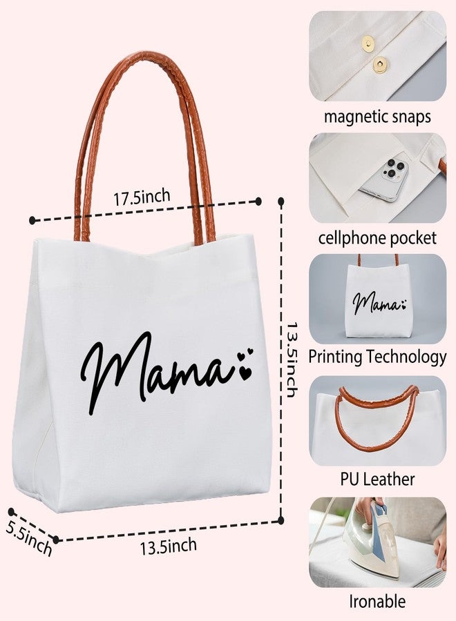 HiPeep Mom Mama Bag Mother Gifts Momlife Tote for Hospital, Shopping, Beach, Travel - Image 4
