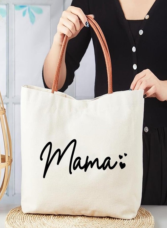 HiPeep Mom Mama Bag Mother Gifts Momlife Tote for Hospital, Shopping, Beach, Travel - Image 2