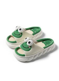 Cartoon slippers Cute Animal Shape Slippers,Thick Sole Soft Indoor Outdoor Slippers for Women Frog7