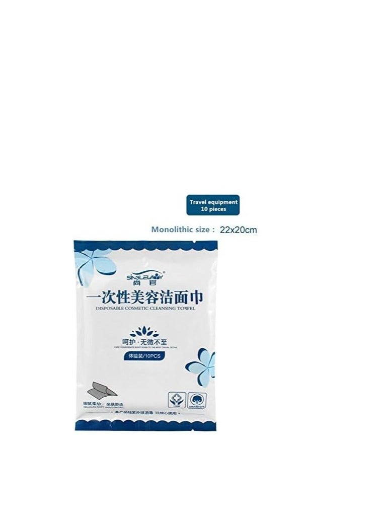 KASTWAVE Disposable Face Towel for Dry and Wet Use, 100% Cotton Facial Tissue, Ultra Thicked Facial Cleansing Towels, Multi-Purpose Dry Wipes for Makeup Removing, Sensitive | Baby Skincare - Image 2