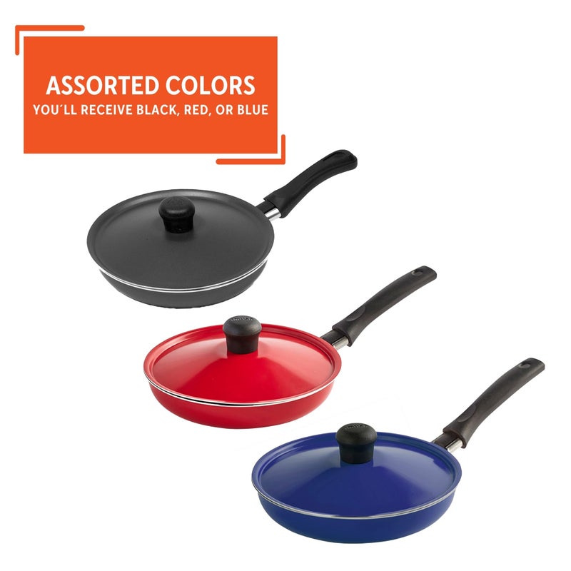 Imusa Casserole with Lid and Handle, STD, Black, Red or Blue (pack of 1) - Image 3