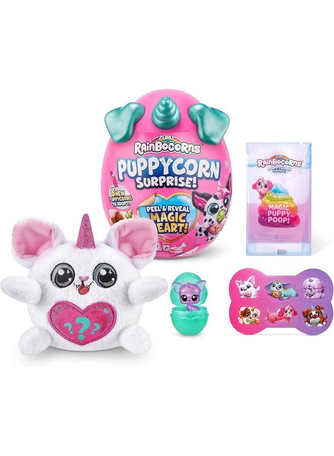Rainbocorns Puppycorn Surprise Series 2 (Chihuahua) by ZURU, Collectible Plush Stuffed Animal, Surprise Egg, Scratch n Sniff Sticker, Ages 3+ for Girls, Children (Green) - Image 1
