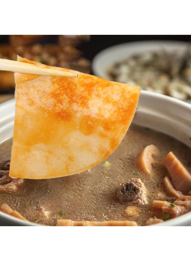 120 ورقة ماصة للزيوت للمطبخ، ورق امتصاص الدهون للطعام القابل للأكل للشوربة، الأطعمة المقلية، الشواء والقلي الهوائي – يزيل الدهون الزائدة بسرعة - Image 5