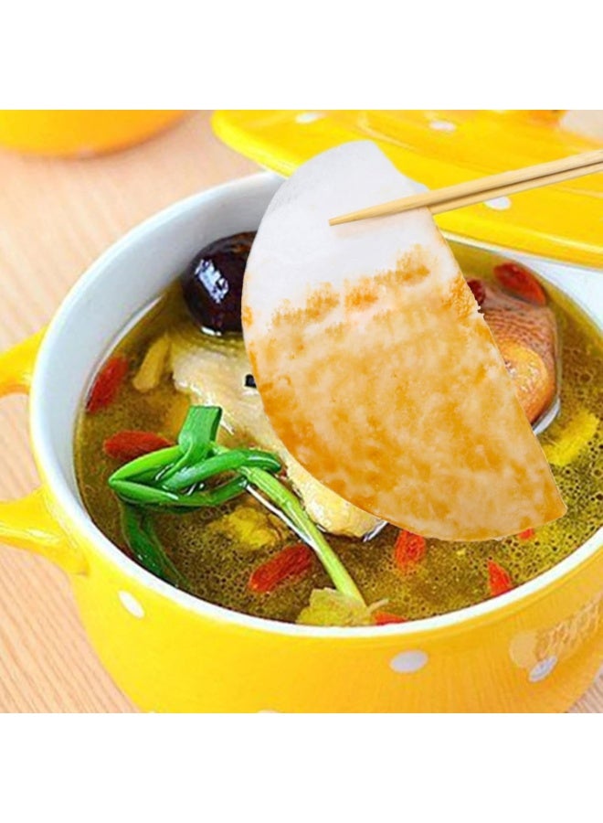 120 ورقة ماصة للزيوت للمطبخ، ورق امتصاص الدهون للطعام القابل للأكل للشوربة، الأطعمة المقلية، الشواء والقلي الهوائي – يزيل الدهون الزائدة بسرعة - Image 4