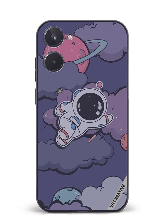VR CREATIVE Protective Case Cover For Realme 10 Astraunaut Design Multicolour - Image 1