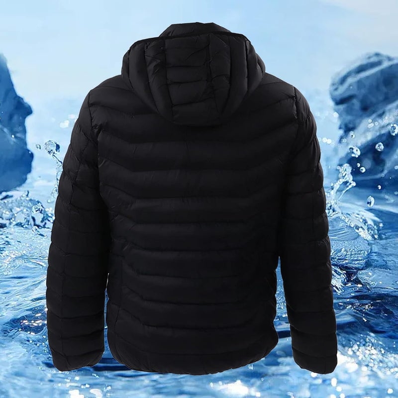 كلاراكو معطف مُدفأ من كلاركو، وحدتا تحكم، 9 مناطق، معطف مُدفأ، 3 مستويات، سحاب أمامي للمكتب - Image 2