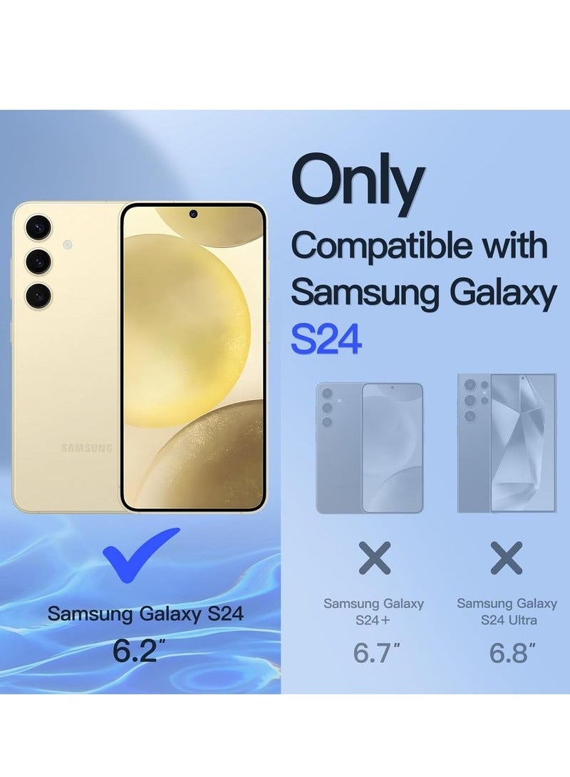 JAJEEK Samsung Galaxy S24 Case Cover – Magnetic Car Mount, Kickstand Holder, Vertical & Horizontal Hand Strap Hand Grip Case for Samsung Galaxy S24 6.2-inch – Shockproof, Durable, Multi-Function Protection - Image 2