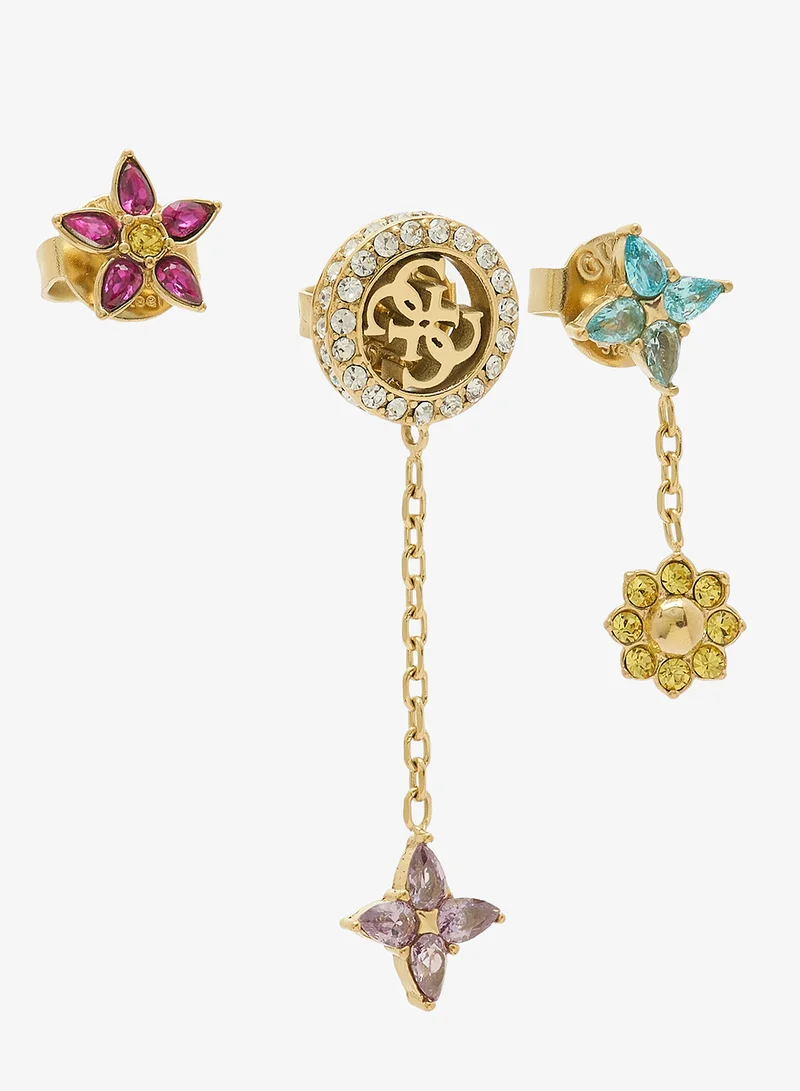 GUESS 4G Crystal Earrings Set