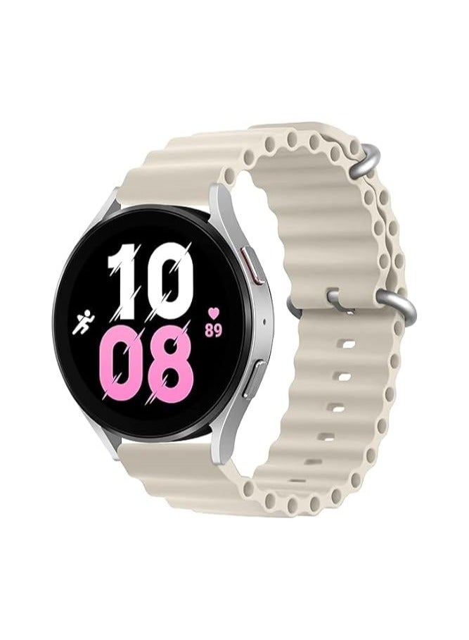 22mm Band for Samsung Galaxy Watch 3 45mm/Galaxy Watch 46mm/Gear S3 Frontier/Classic/for Huawei Watch gt 3/Pro/gt2/pro/gt 46mm,Silicone Sport Strap Wristband Women Men/(Star light)