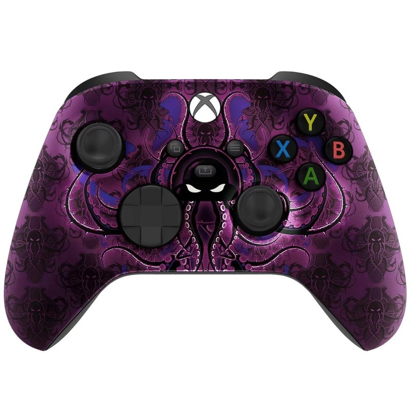 Premium Controllerz Store Wireless Controller For Xbox Series X/S - Soft Touch Feel - Custom Series X/S Controller (Purple Octopus) - Image 1