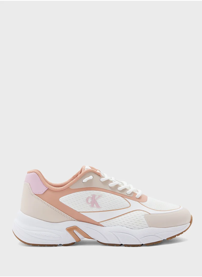 Calvin Klein Jeans RETRO TENNIS KNIT TRAINERS