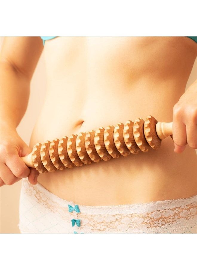 Mr. Woodware - Wood Roller Massager for Body - 15.6 inch Lymphatic Drainage Manual Massage Tools for Sculpting, Muscle Shaping, Celulite Remover - Wooden Massage Tool for Manual Maderotherapy - Image 1