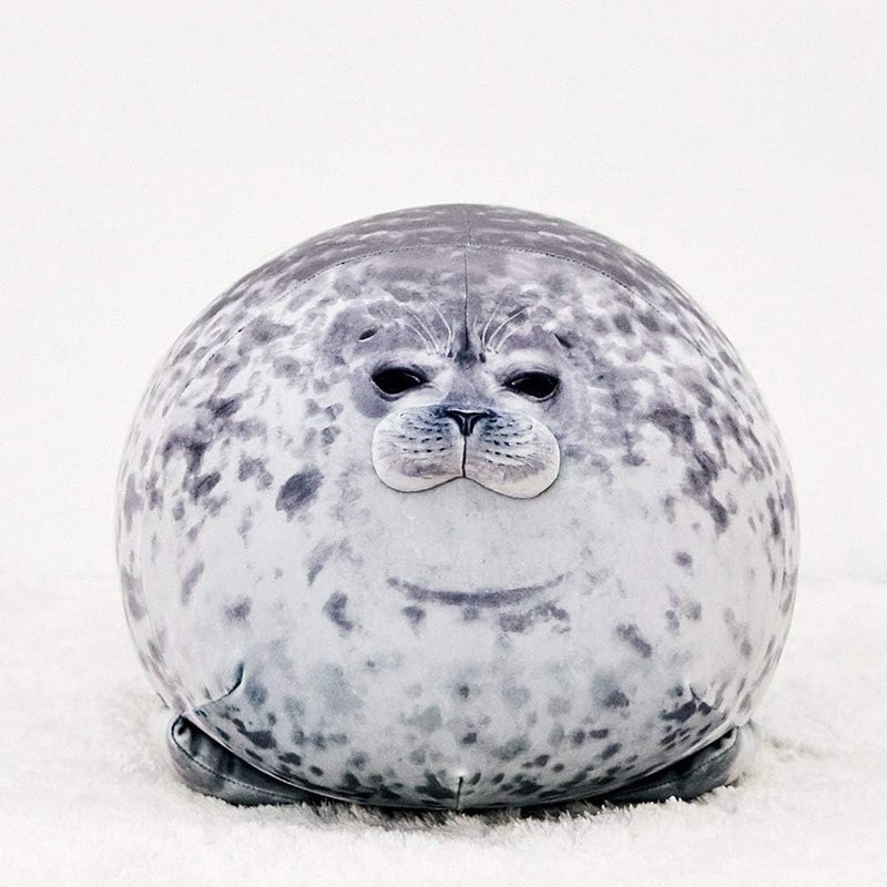 MerryXD Chubby Blob Seal Pillow,Stuffed Cotton Plush Animal Toy Cute Ocean Medium(17.6 in) - Image 3
