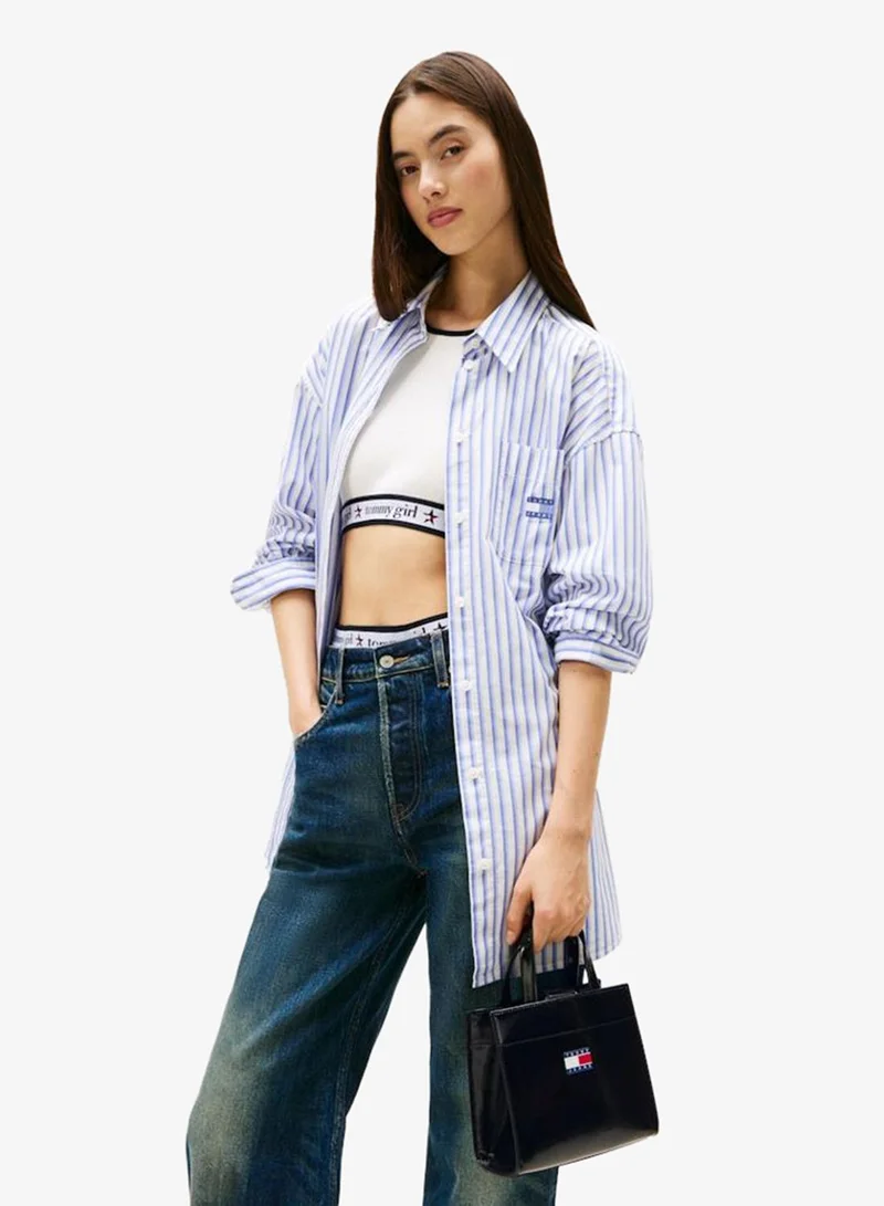 تومي جينز حقيبة يد صغيرة علوية