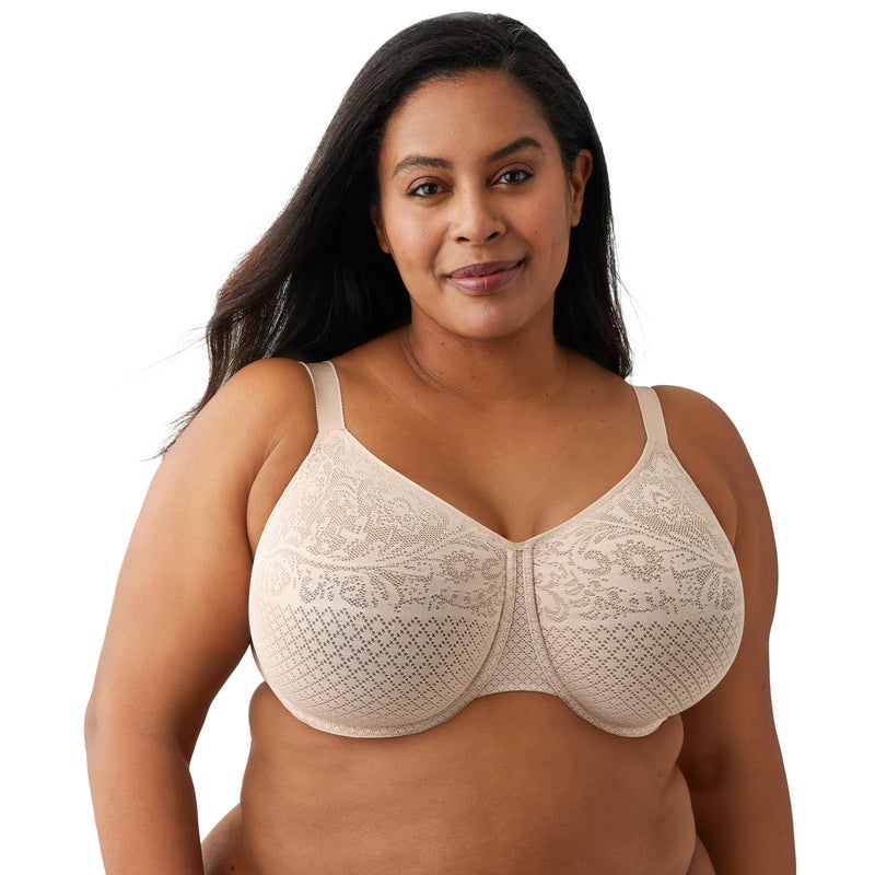 Wacoal Women's Visual Effects Minimizer Bra,Sand,30G - Image 1
