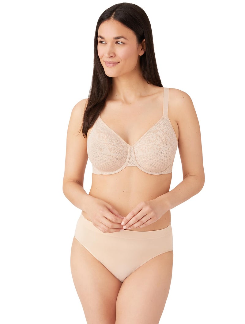 Wacoal Women's Visual Effects Minimizer Bra,Sand,30G - Image 4