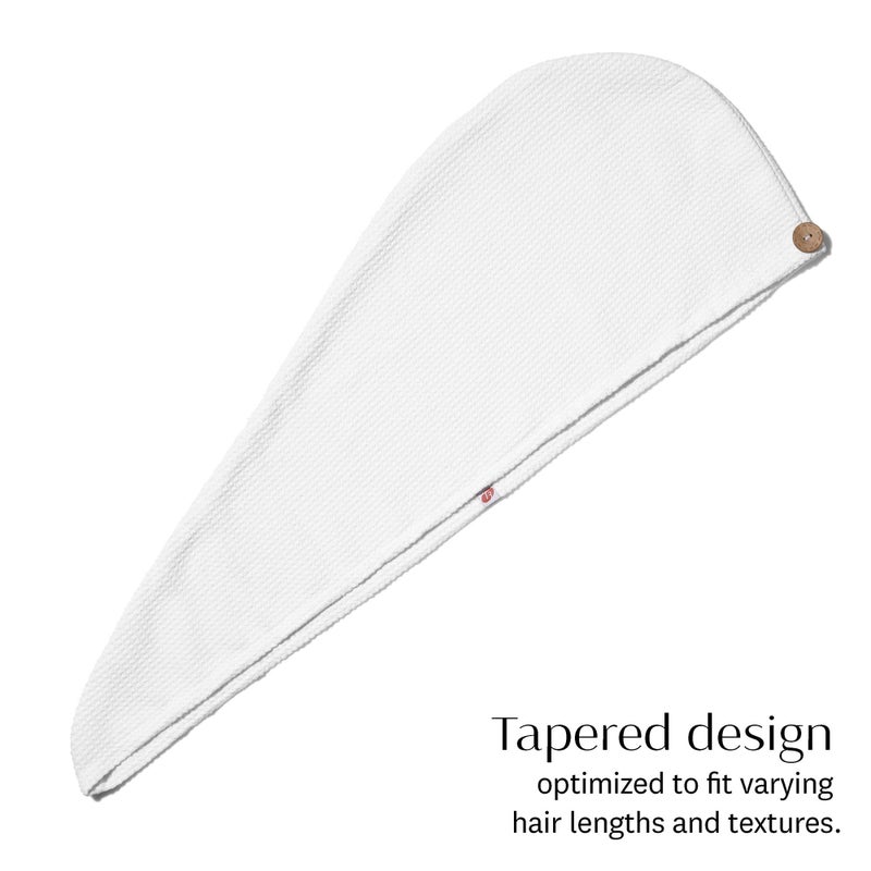 تي 3 منشفة T3 لوكس عمامة | مادة الألياف الدقيقة الناعمة، تصميم مدبب، تصميم مريح يناسب معظم أطوال الشعر - Image 5