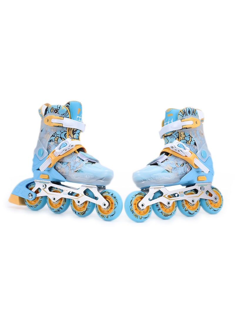 GT-Wheel Adjustable Inline Skates Roller Skating Shoes for Girls Boys Teenagers and Beginners - Image 2