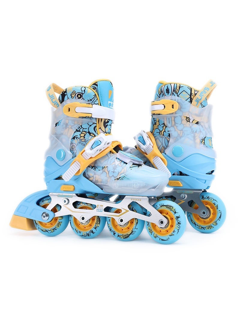 GT-Wheel Adjustable Inline Skates Roller Skating Shoes for Girls Boys Teenagers and Beginners - Image 3