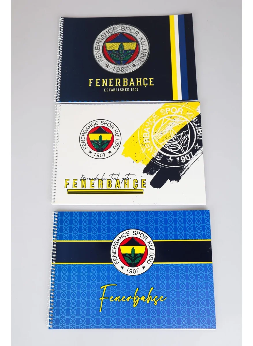 Fenerbahçe New Season Licensed Fenerbahce Drawing Book 17*24 cm 15 Pages