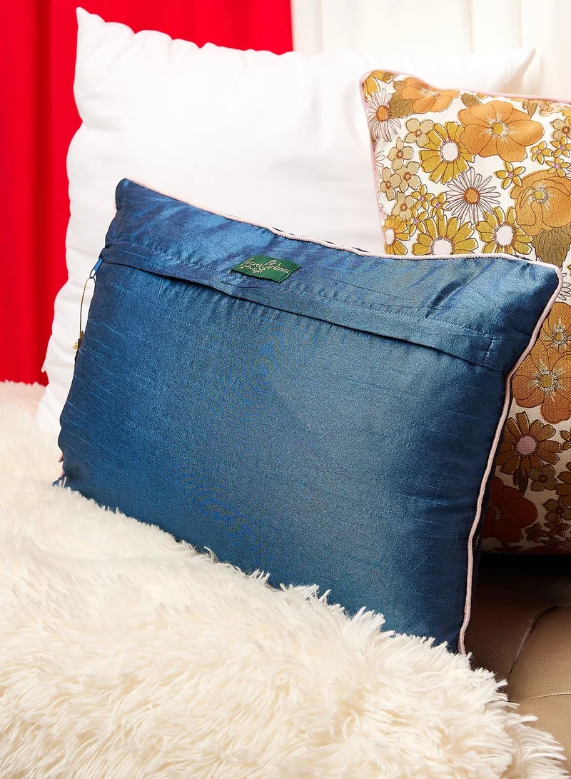 House Of Disaster Secret Garden Velvet Bird Cushion