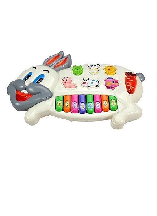 Rabbits Shaped Animal Sound Musical Piano  - Image 1