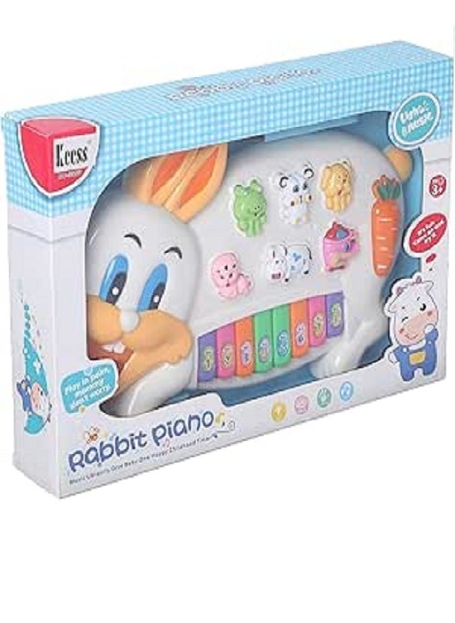 Rabbits Shaped Animal Sound Musical Piano  - Image 2